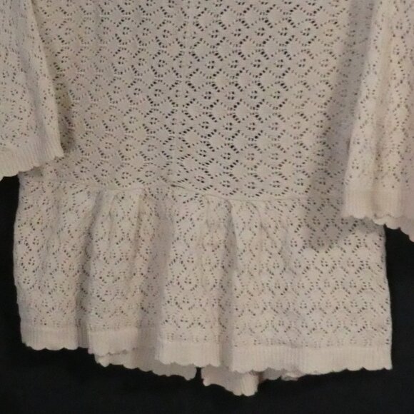 JESSICA - Petite | large (14-16) 16P | Elegant Crochet Cardigan | Single Button - Picture 15 of 16